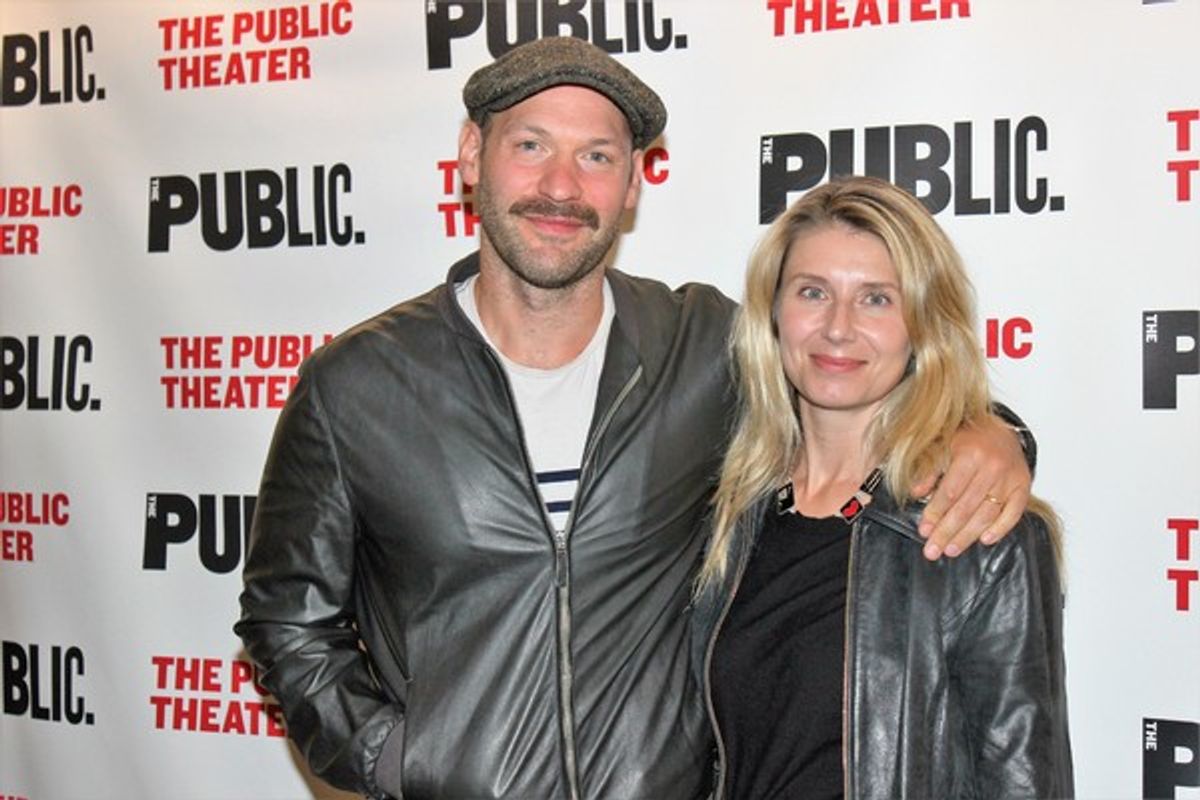 Corey Stoll and Nadia Bowers at 