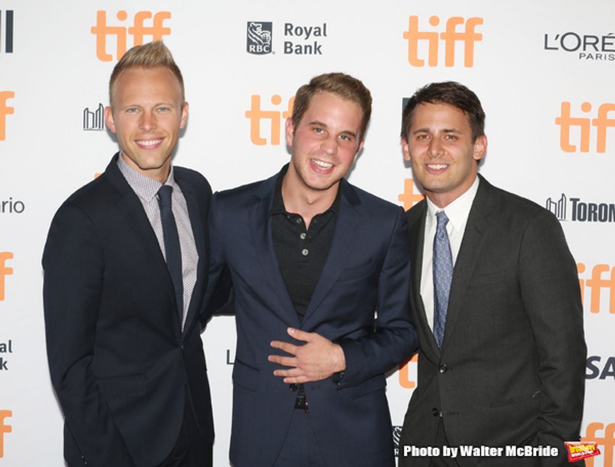 Benj Pasek, Ben Platt and Justin Paul  at 