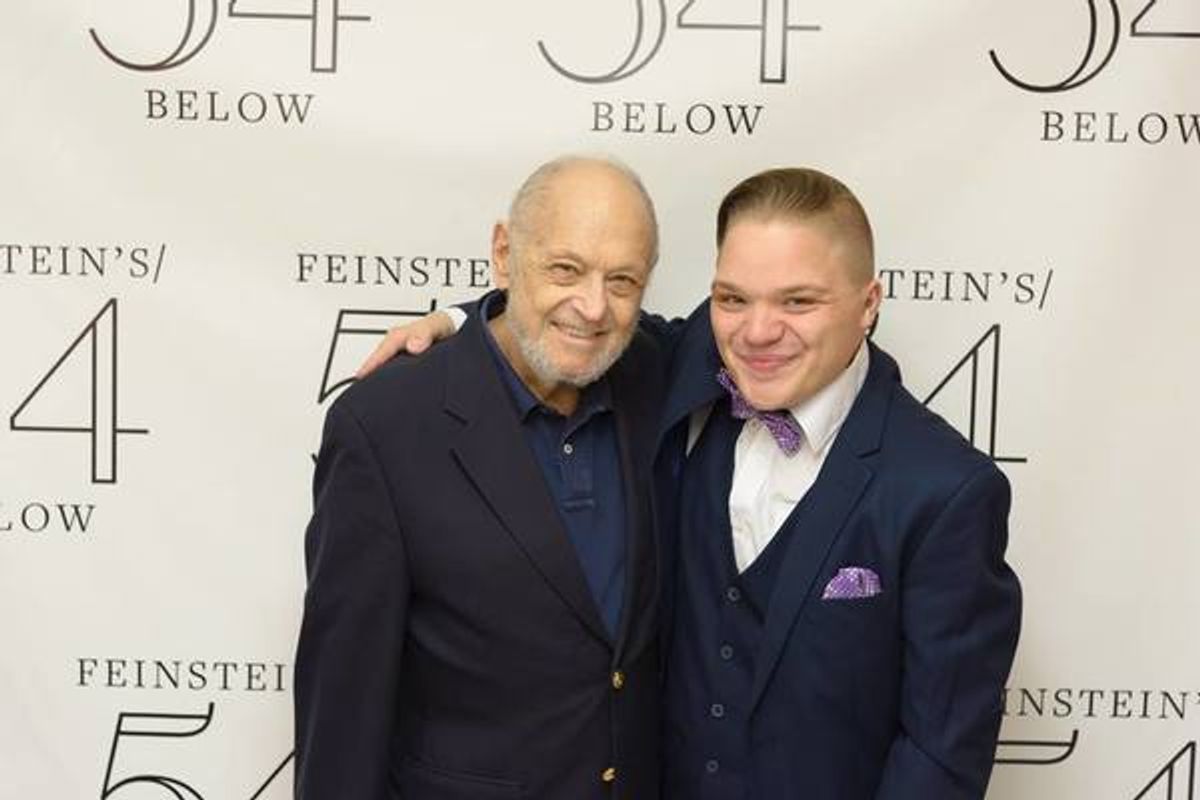 Steven Carl McCasland with composer Charles Strouse at 