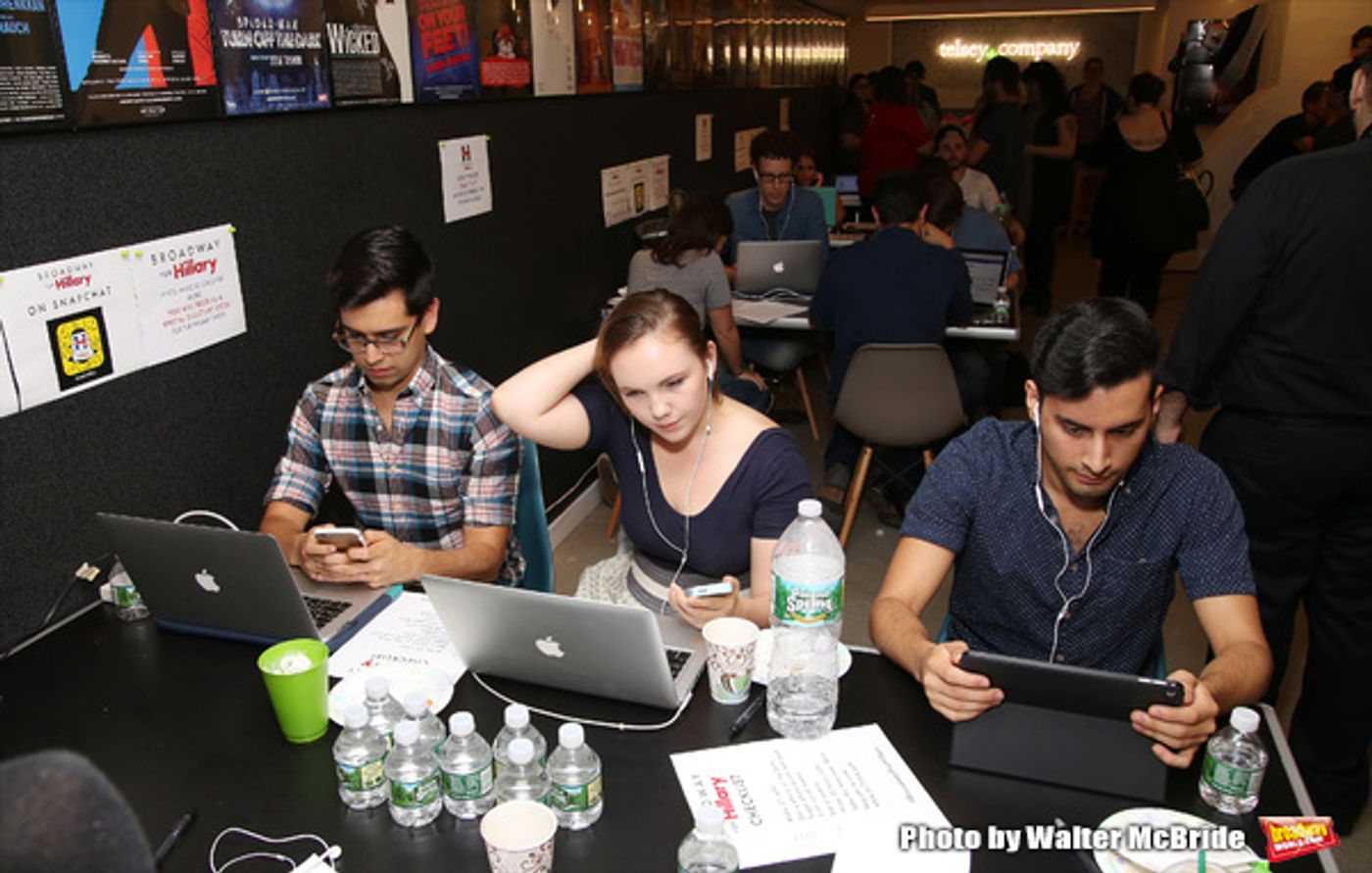 Photo Coverage: Broadway for Hillary Hosts 'CALLS FOR CLINTON' Phone Bank  Image