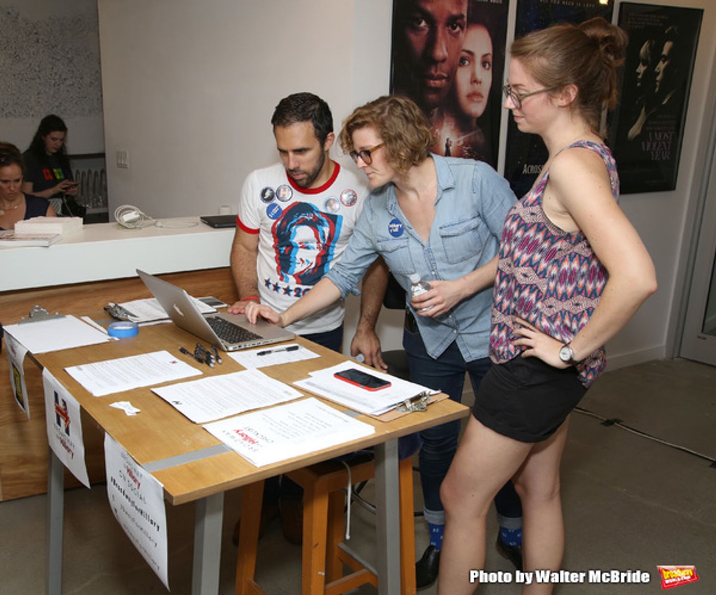 Photo Coverage: Broadway for Hillary Hosts 'CALLS FOR CLINTON' Phone Bank  Image