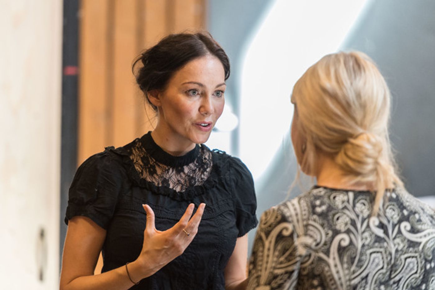 Photo Flash: The Cast of David Hare's New Play Rehearses THE RED BARN  Image