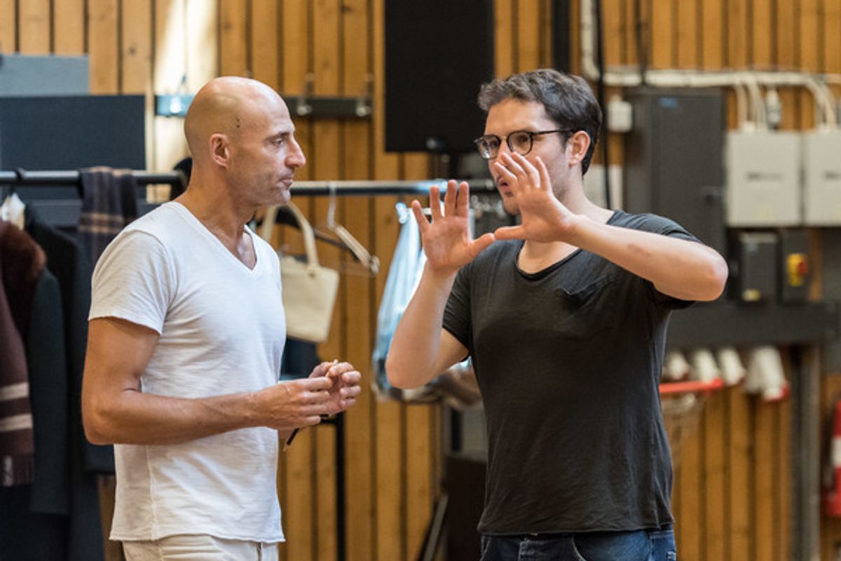 MARK STRONG And ROBERT ICKE  at 