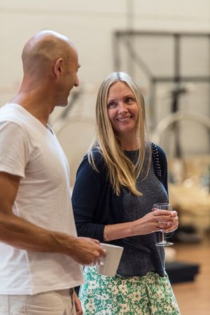 3. MARK STRONG and HOPE DAVIS @ BroadwayWorld 3. MARK STRONG and HOPE DAVIS Photo