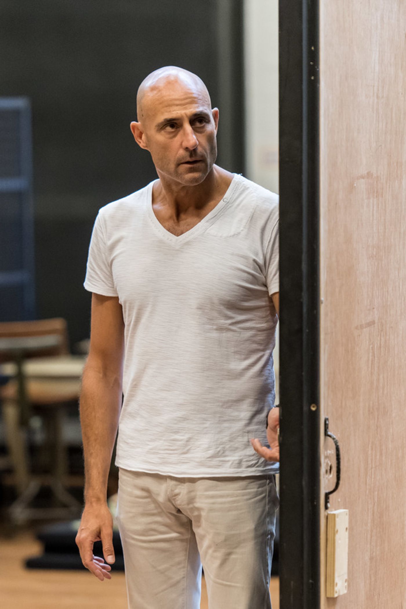 Photo Flash: The Cast of David Hare's New Play Rehearses THE RED BARN  Image