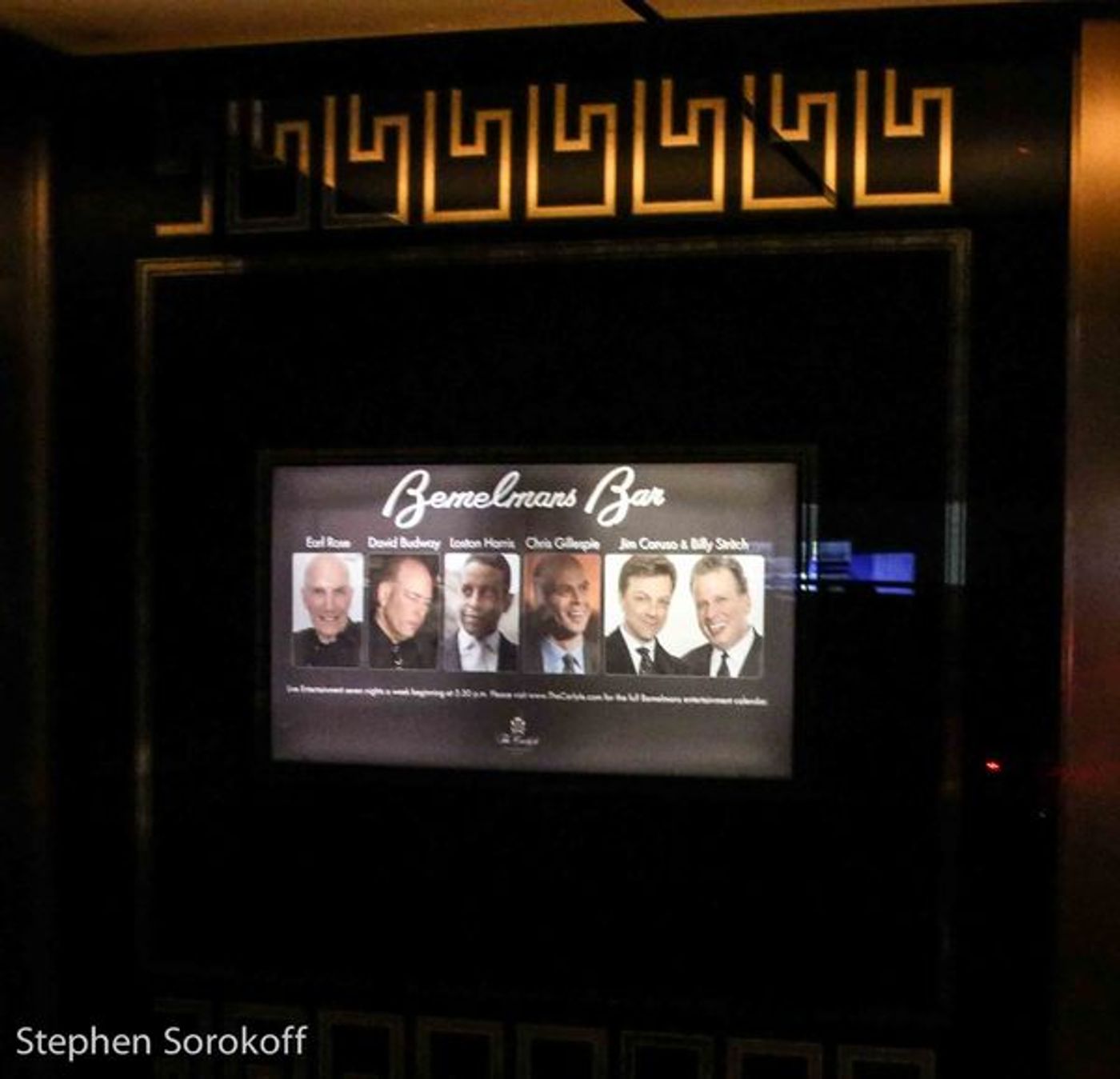 Photo Coverage: Jim Caruso and Billy Stritch Kick Off Bemelmans Residency at The Carlyle  Image