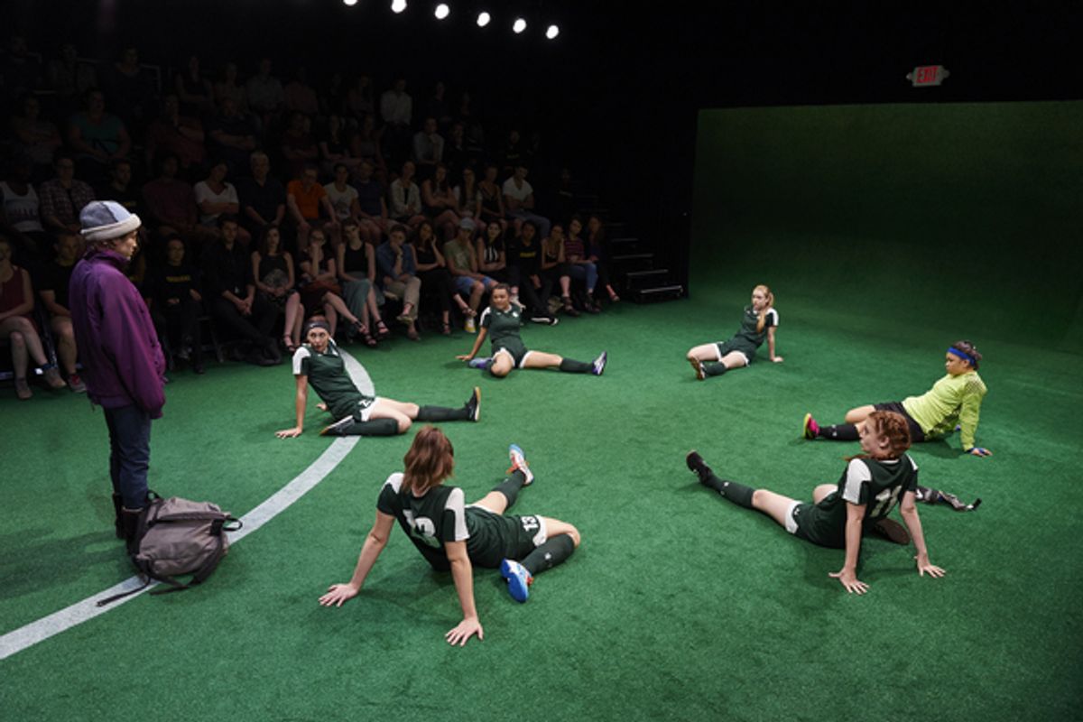 Tedra Milan, Lauren Patten, Midori Francis, Sarah Mezzanotte, Lizzy Jutlia, Susannah Perkins, Jenna Dioguardi at 