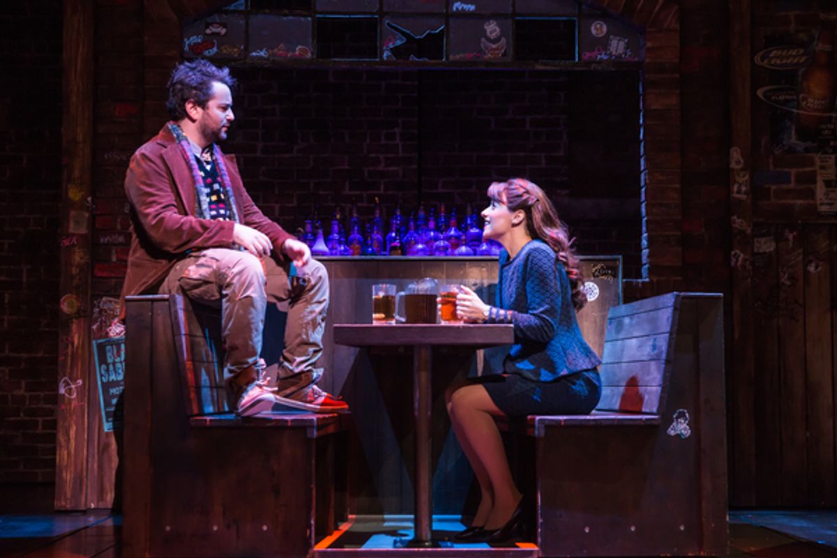 Alex Brightman and Jenn Gambatese at 