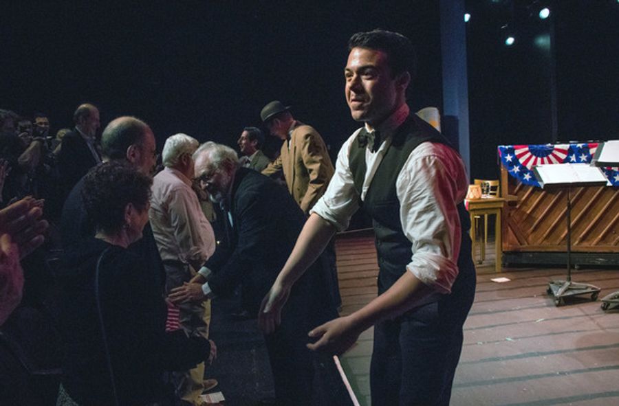 Photo Flash: York Theatre Company's HOW TO BE AN AMERICAN! Celebrates Opening Night Image
