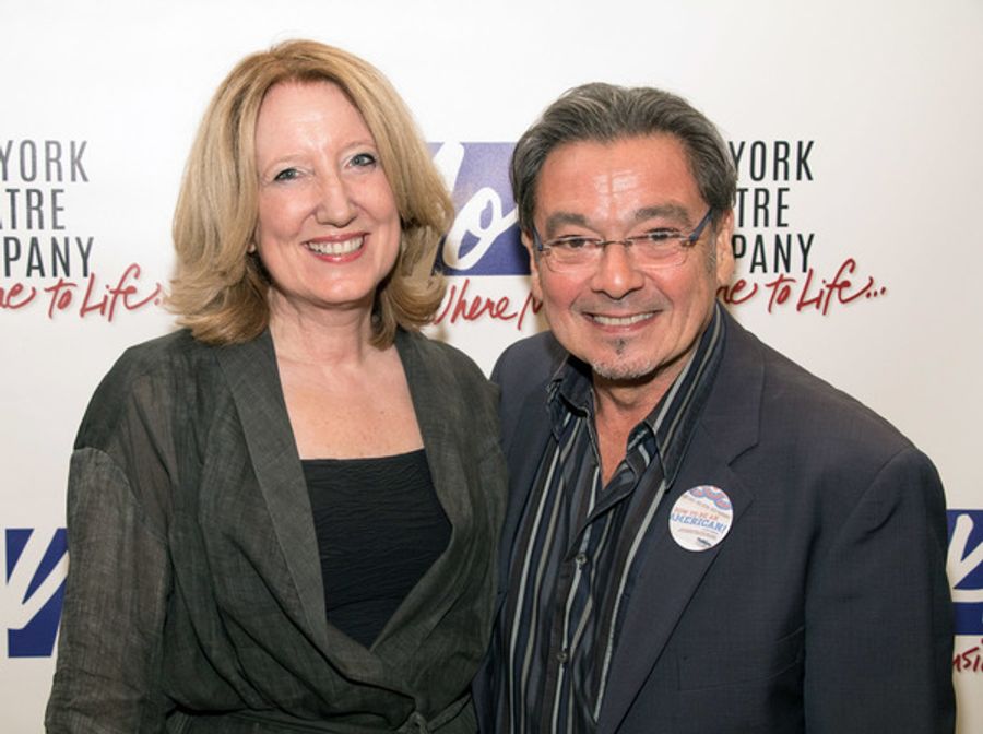 Photo Flash: York Theatre Company's HOW TO BE AN AMERICAN! Celebrates Opening Night Image