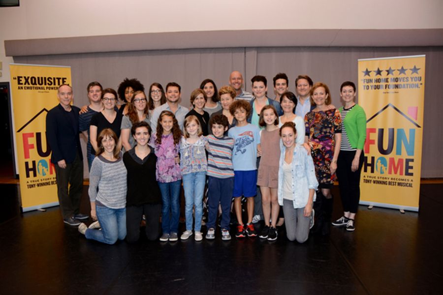 Photo Coverage: The Touring Cast of FUN HOME Meets The Press Image