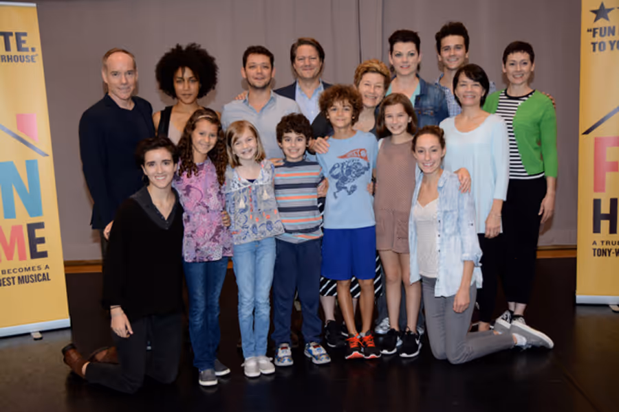 Photo Coverage: The Touring Cast of FUN HOME Meets The Press Image