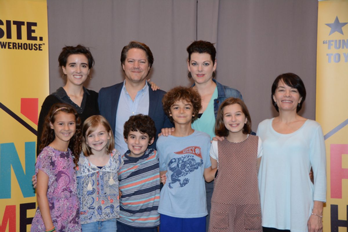 Abby Corrigan, Robert Petkoff, Kate Shindle, Sofia Trimarchi, Carly Gold, Lennon Nate Hammond, Pierson Salvador, Alessandra Baldacchino and Susan Moniz at 