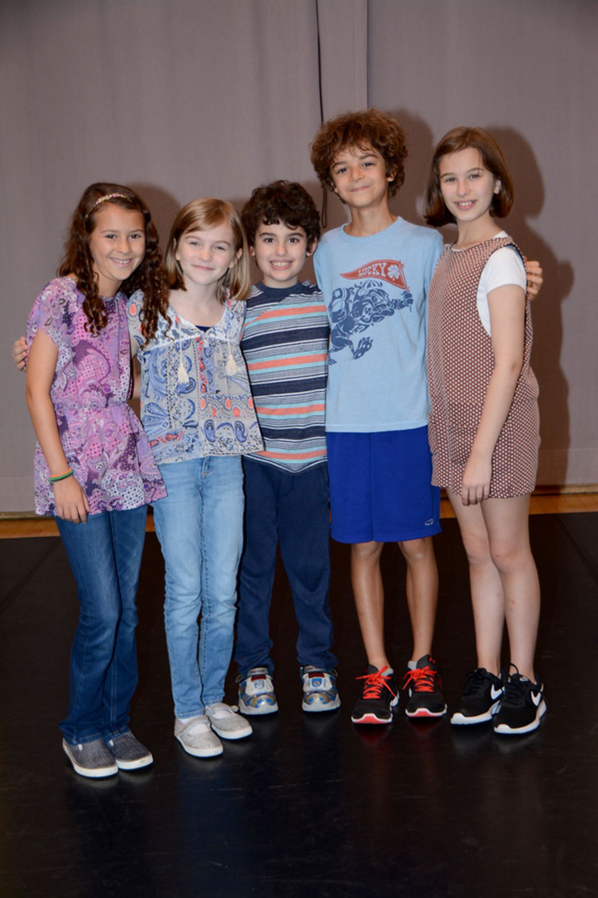Sofia Trimarchi, Carly Gold, Lennon Nate Hammond, Pierson Salvador and Alessandra Baldacchino at 