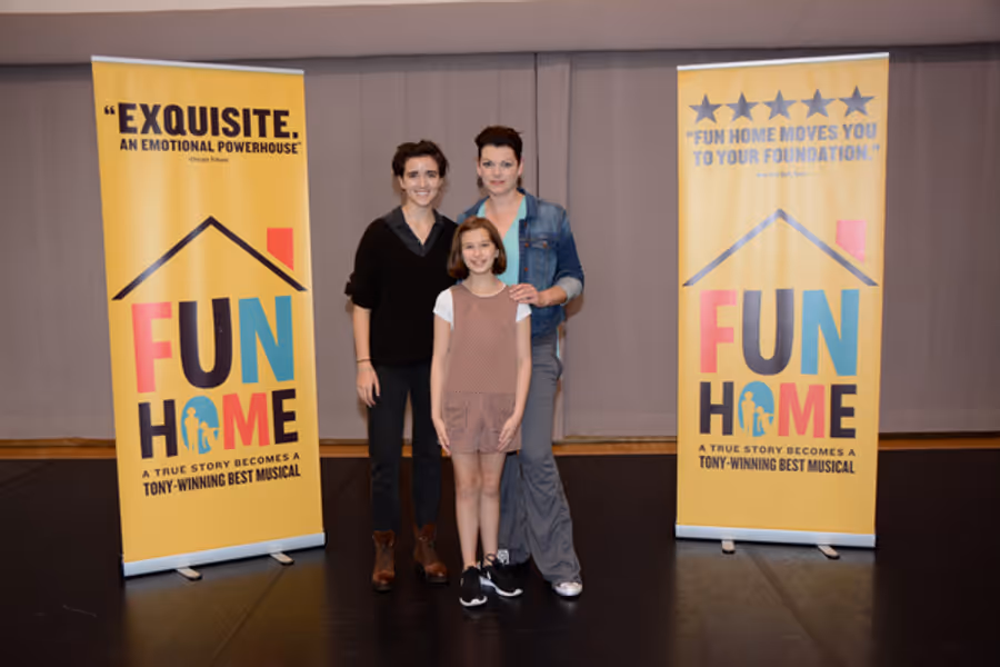 Photo Coverage: The Touring Cast of FUN HOME Meets The Press Image