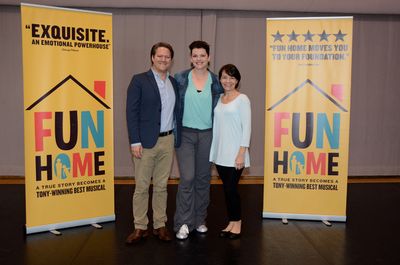 Robert Petkoff, Kate Shindle and Susan Moniz Photo