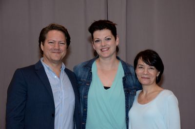 Robert Petkoff, Kate Shindle and Susan Moniz Photo
