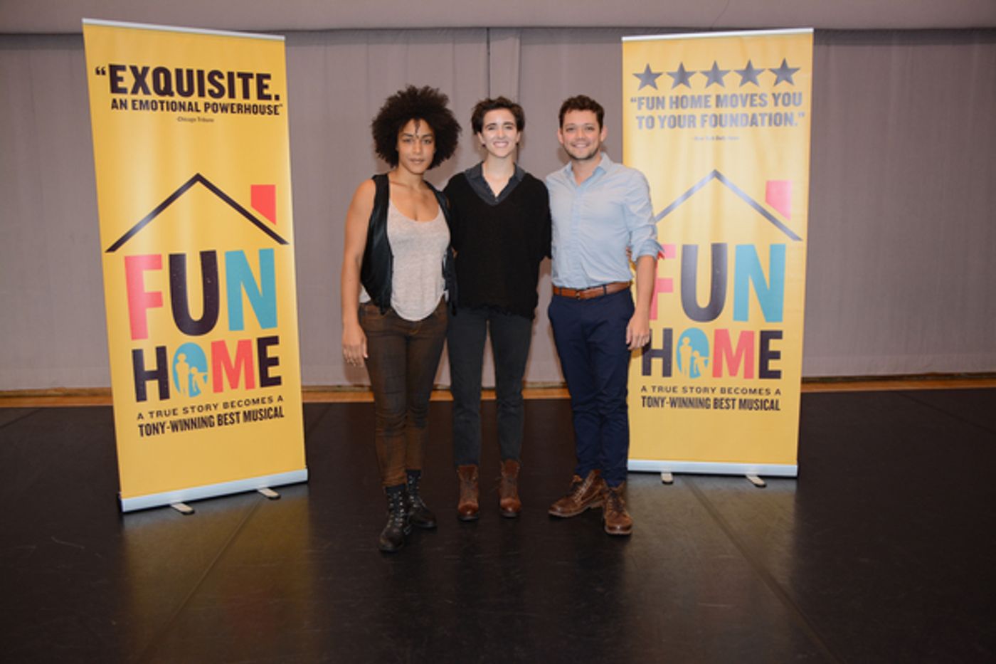 Photo Coverage: The Touring Cast of FUN HOME Meets The Press  Image