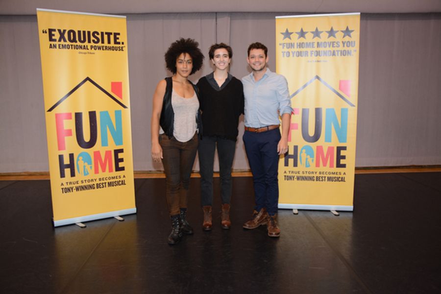 Photo Coverage: The Touring Cast of FUN HOME Meets The Press Image