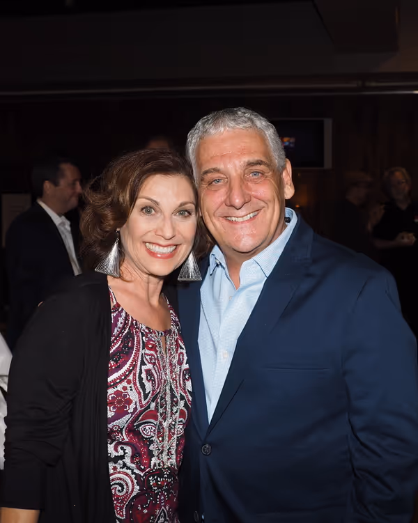 Director Glenn Casale and Valerie Perri Photo