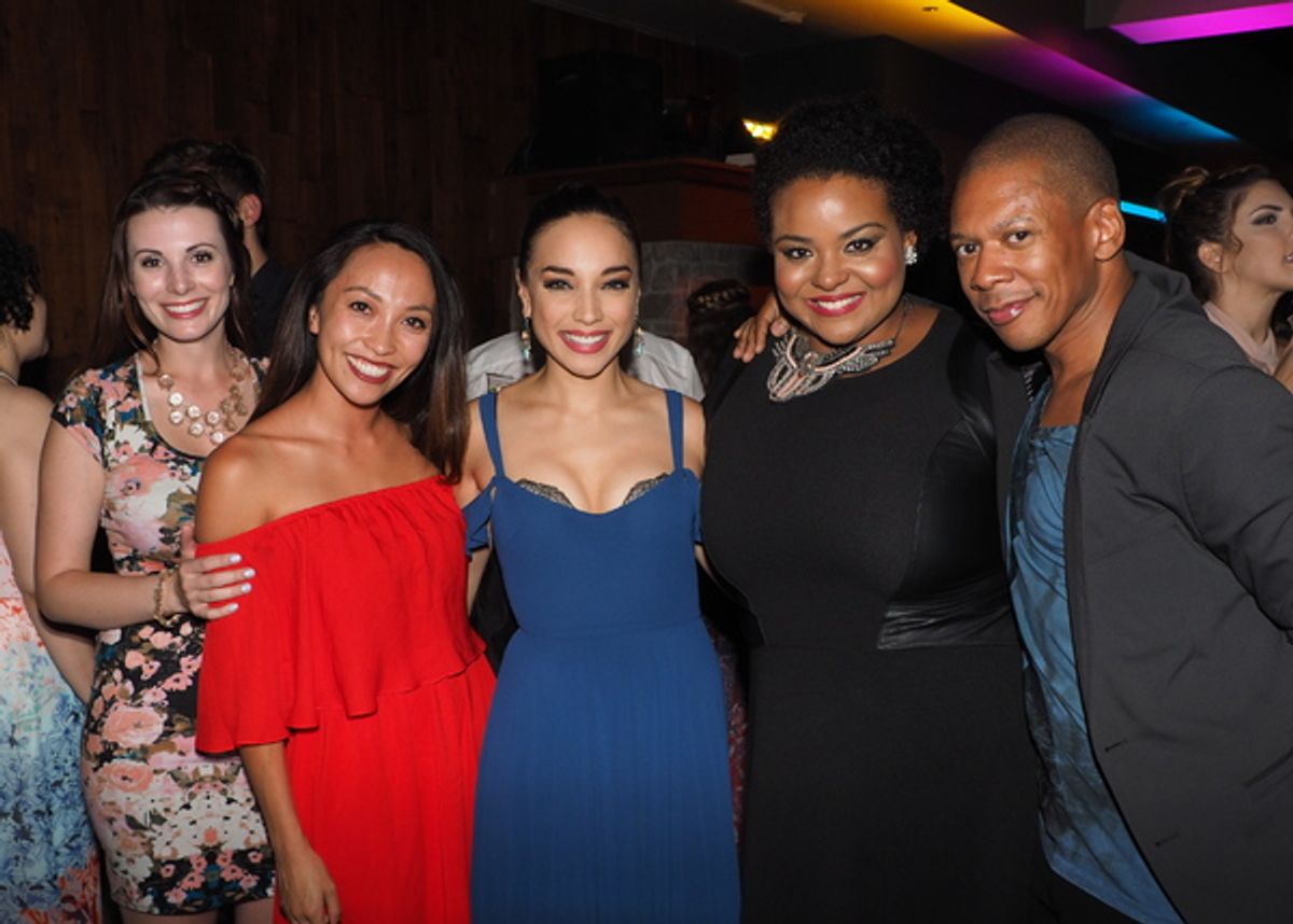 Jacklyn Kelly, Nancy Lam, Cassie Simone, Amber Mercomes, and Lawrence Cummings at 