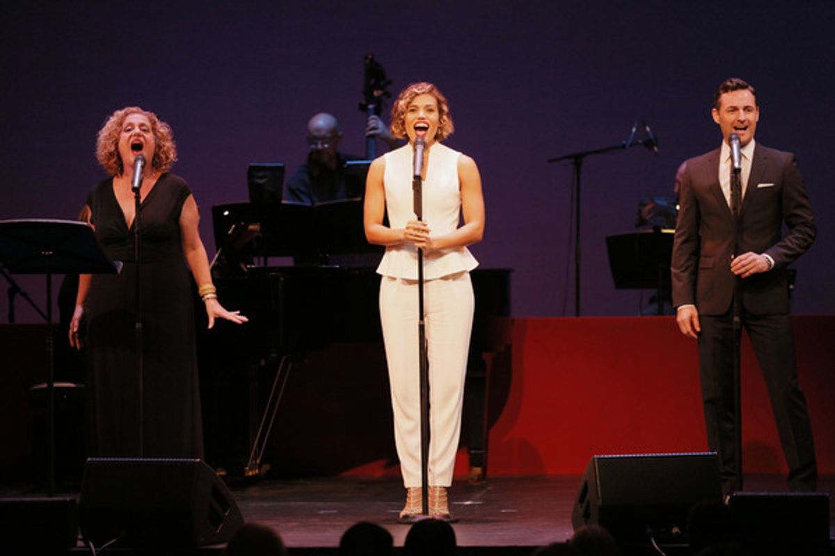 Mary Testa, Ciara Renee, and Max von Essen  at 