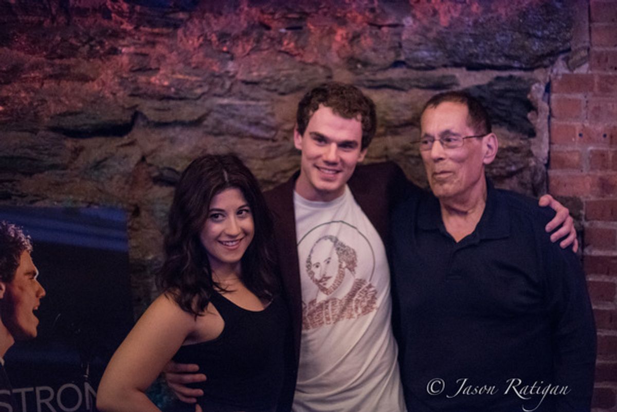 Marissa Bregande, Jay Armstrong Johnson and Dr. Tom Lazarro at 