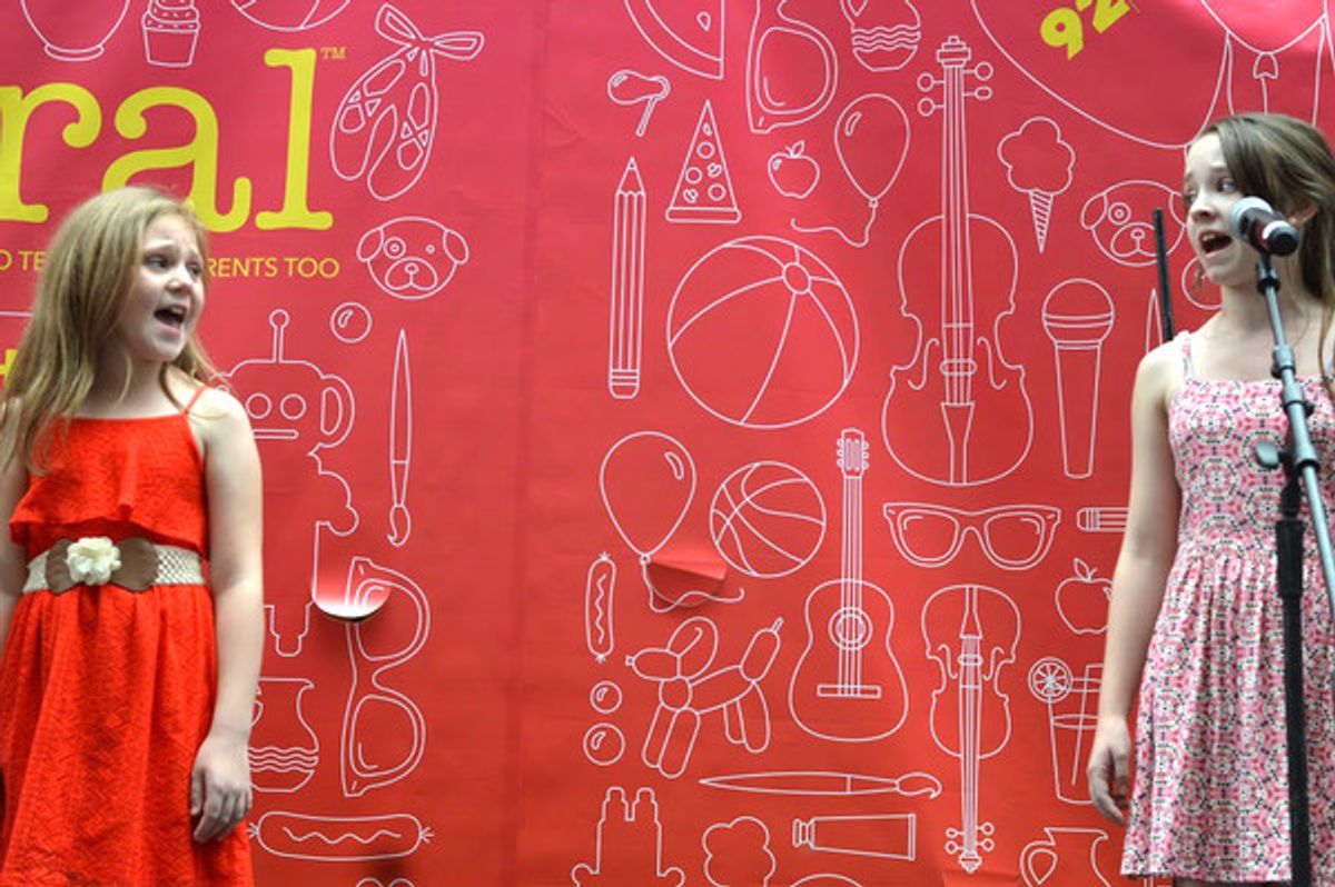 Lily Brooks O'Briant and Rileigh McDonald at 