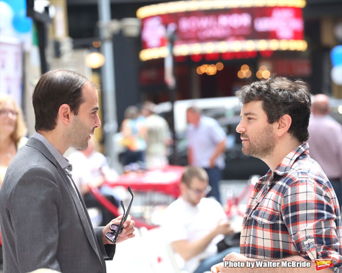 Marc Bruni and Alex Brightman at 