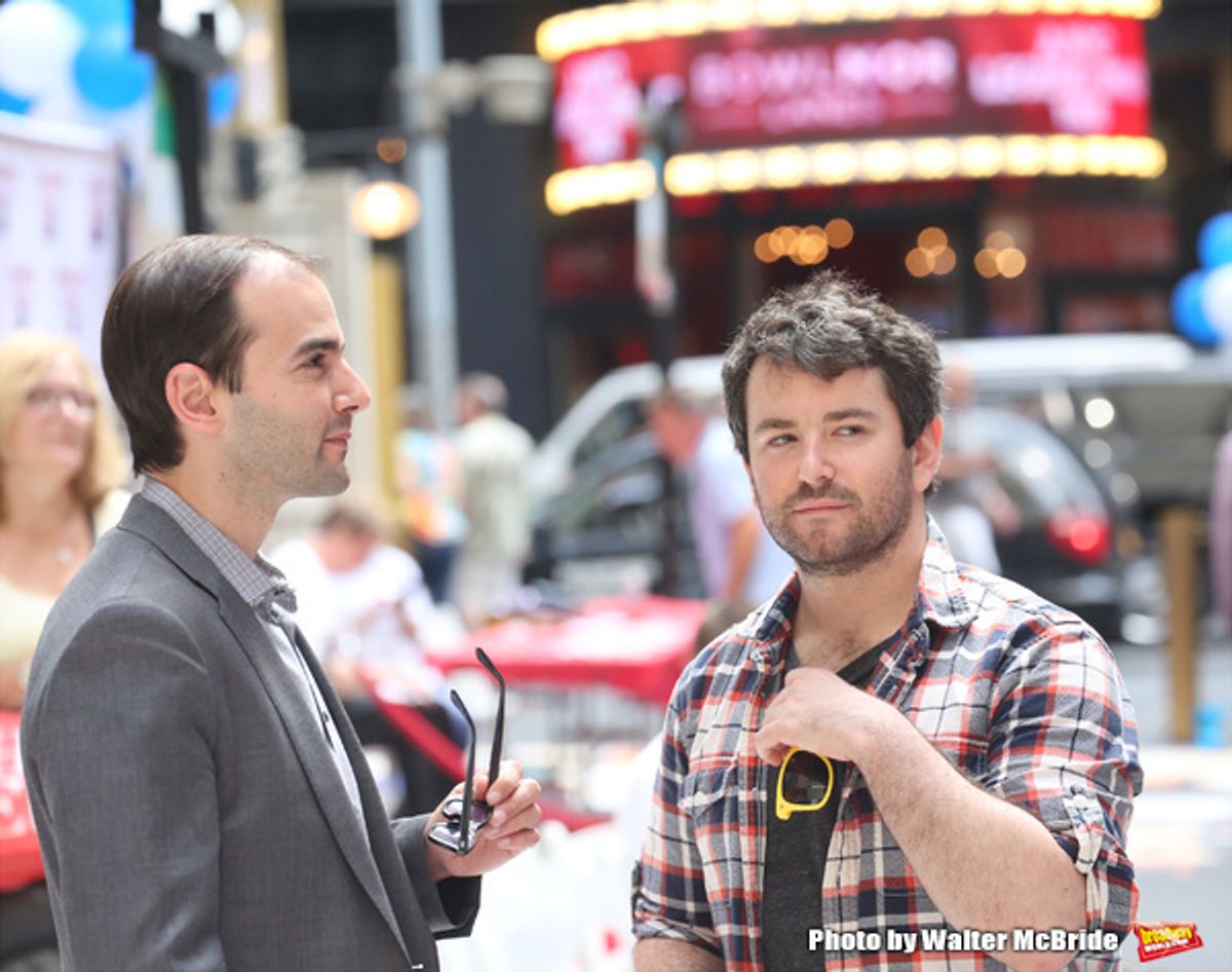 Marc Bruni and Alex Brightman at 