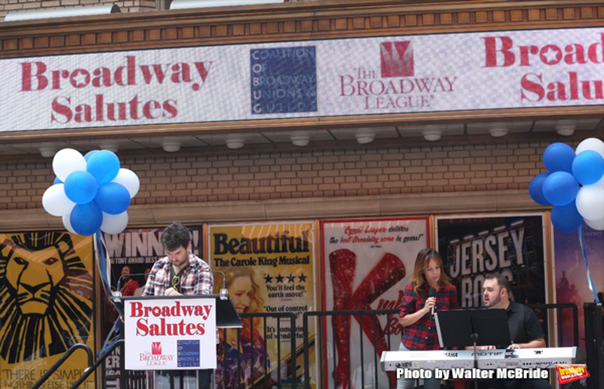 Alex Brightman, Leslie Kritzer and Joel Waggoner  at 