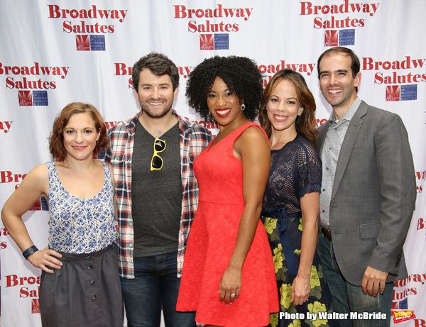 Daisy Eagan, Alex Brightman, Rashidra Scott, Leslie Kritzer and Marc Bruni  Photo