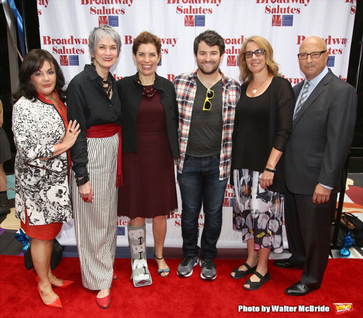 Charlotte St. Martin, Nina Lannan, Julie Menin, Alex Brightman, Laura Penn and Anthony DePaulo  at 