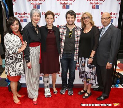 Charlotte St. Martin, Nina Lannan, Julie Menin, Alex Brightman, Laura Penn and Anthon Photo