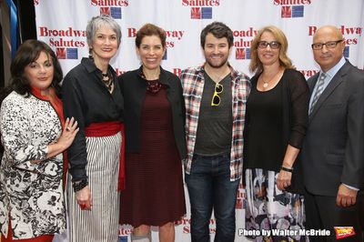 Charlotte St. Martin, Nina Lannan, Julie Menin, Alex Brightman, Laura Penn and Anthon Photo