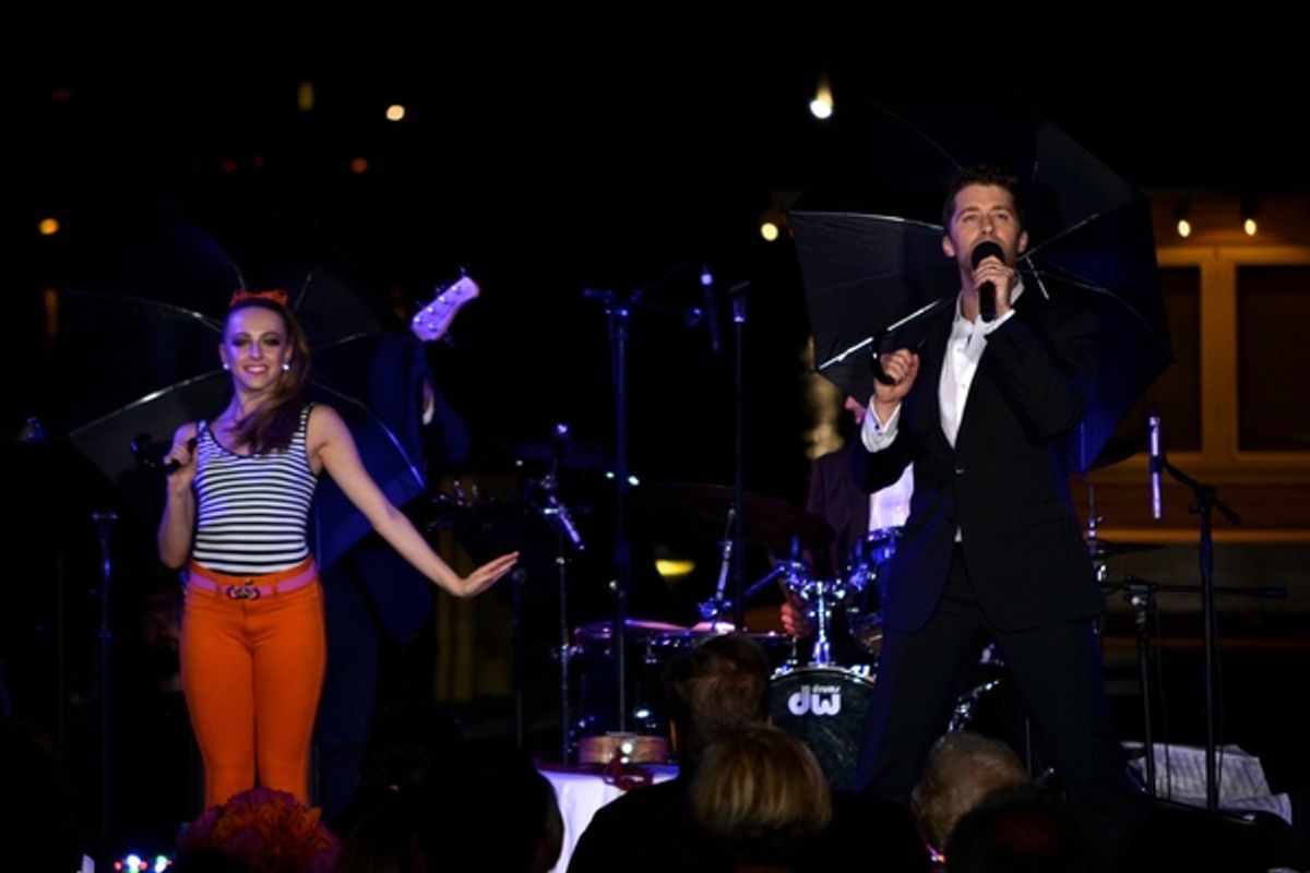 Raquel Glasser and Matthew Morrison at 