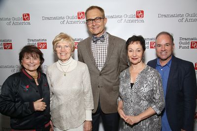 Iris Rainer Dart, Helen Lee Henderson, Janis Purins, Lynn Ahrens and Stephen Flaherty Photo