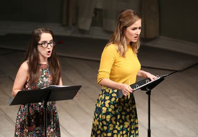 Remy Zaken and Hannah Elless Photo