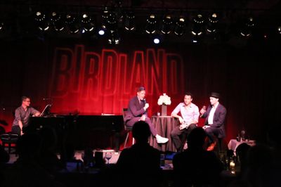 Randy Redd, Frank DiLella, Corbin Bleu and Bryce Pinkham Photo
