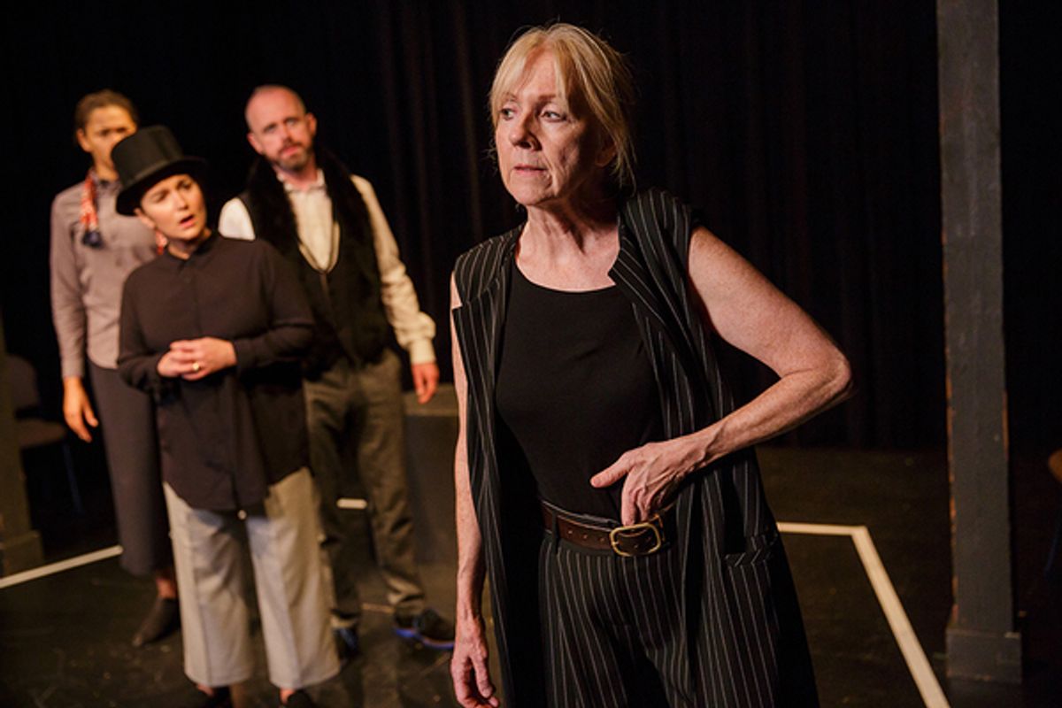 Evelyn Miller, Alice Haig, Paul O'Mahony, and Liz Crowther at 