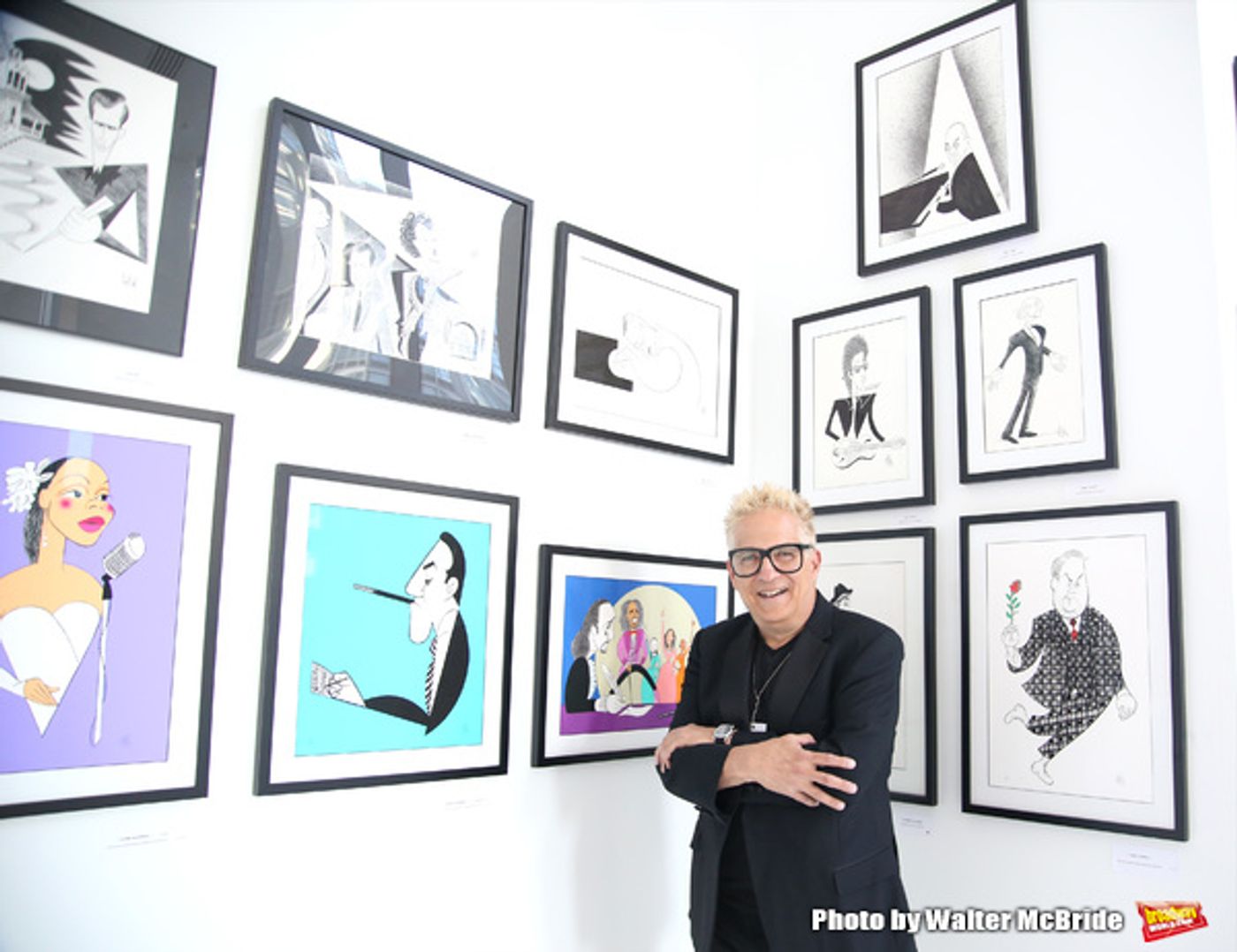 Photo Coverage: Caricature Art of Broadway Icons Featured in New FACES by FALLIN Exhibit Image