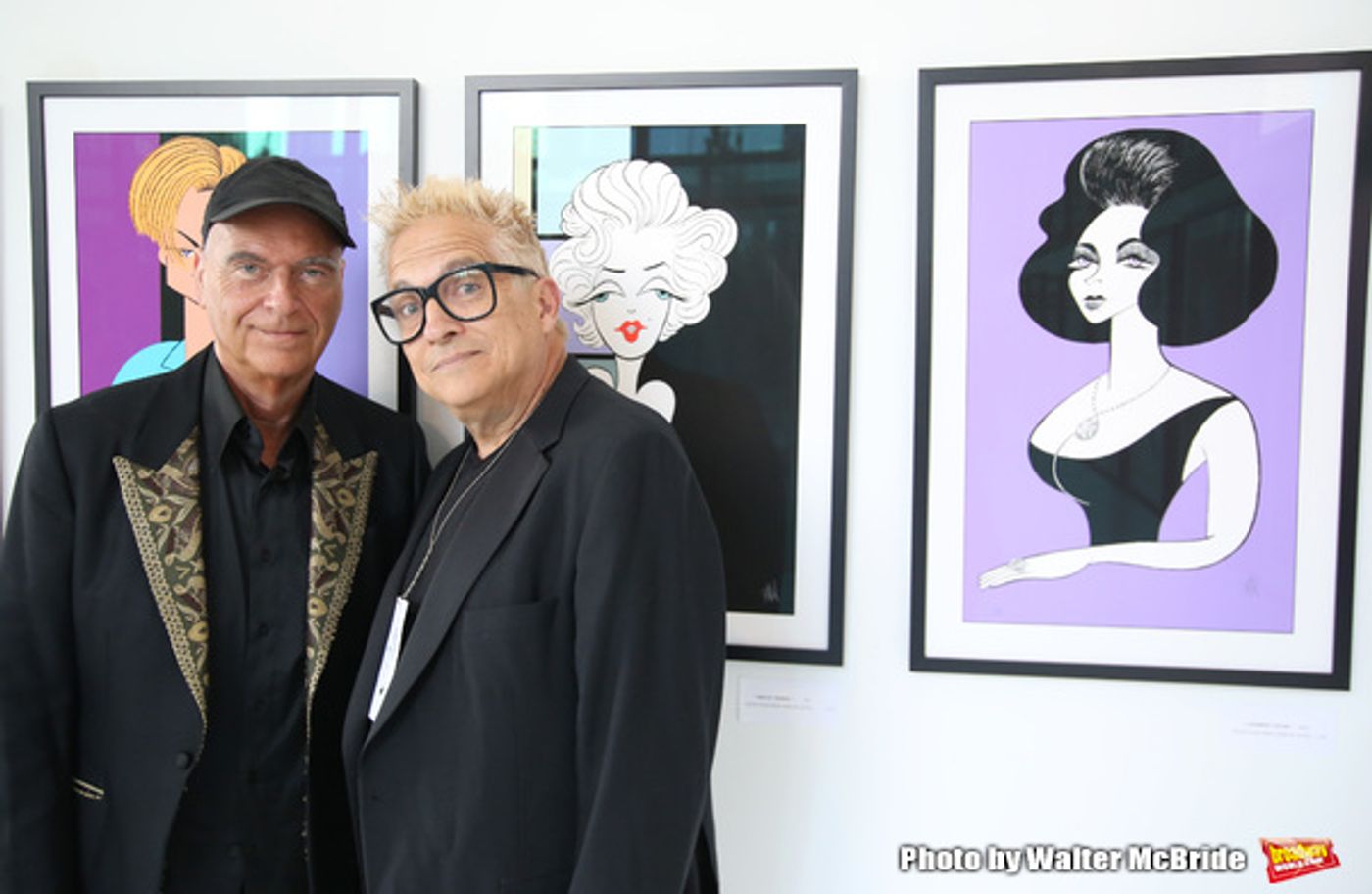 Photo Coverage: Caricature Art of Broadway Icons Featured in New FACES by FALLIN Exhibit Image