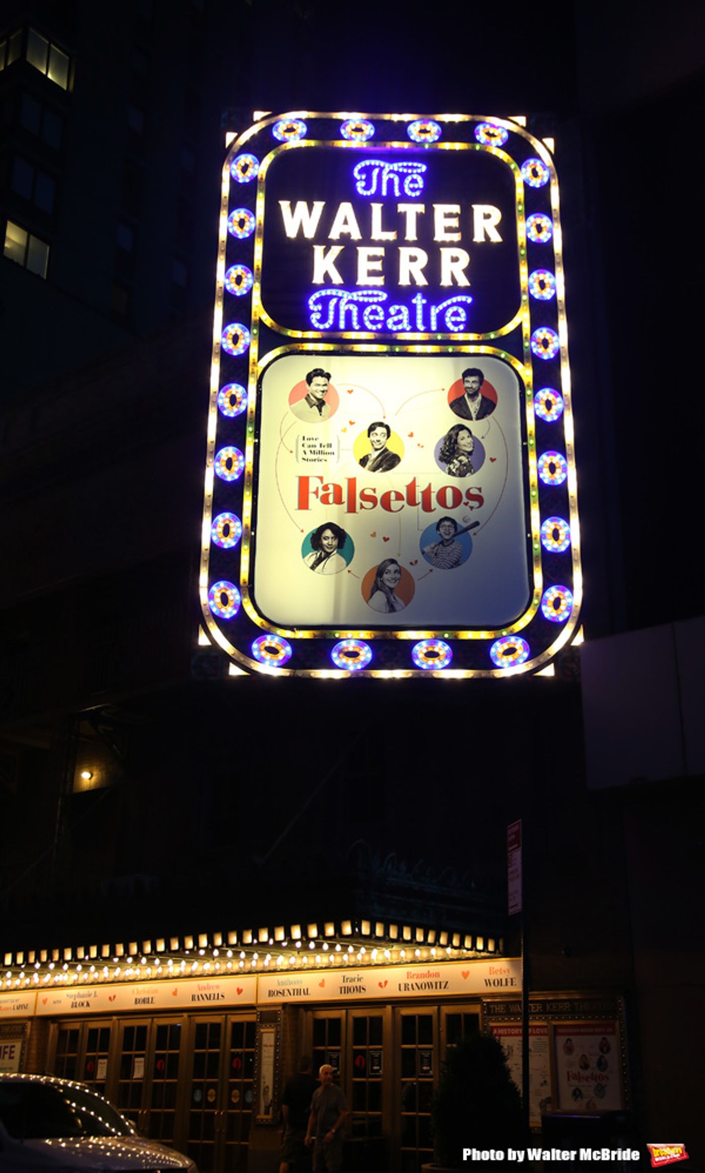 Up on the Marquee: FALSETTOS Lights Up Broadway  Image