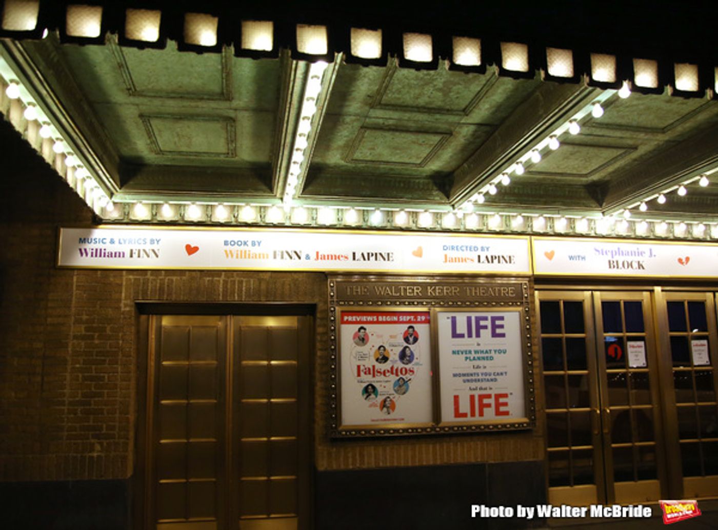 Up on the Marquee: FALSETTOS Lights Up Broadway  Image