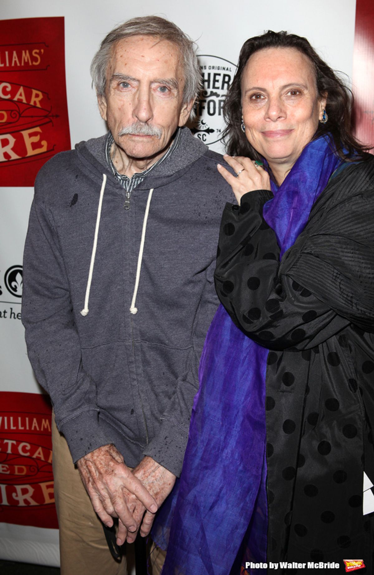 Edward Albee & Emily Mann.attending the Broadway Opening Night Performance of 'A Streetcar Named Desire' at the Broadhurst Theatre on 4/22/2012 in New York City. at 