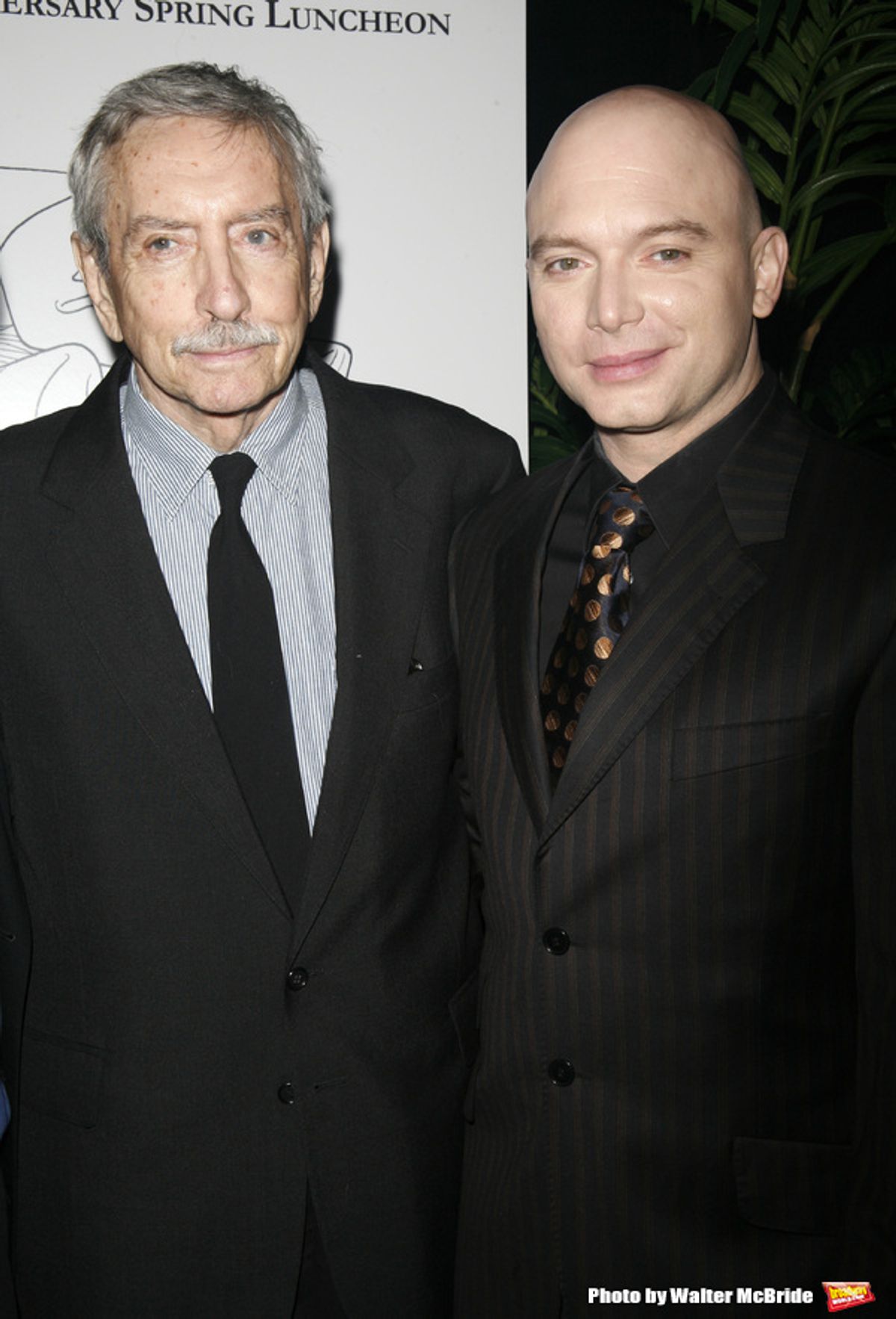 Edward Albee & Michael Ceveris attending the New Dramatists 58th Annual Spring Luncheon to honor Edward Albee at the Mariott Marquee Hotel in New York City..May 17th, 2007.Edward Albee & Michael Ceveris attending the New Dramatists 58th Annual Spring Lunc at 