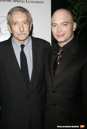 Edward Albee & Michael Ceveris attending the New Dramatists 58th Annual Spring Lunche Photo
