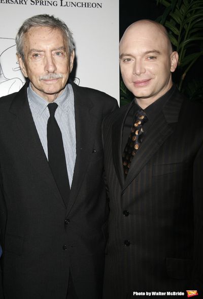 Edward Albee & Michael Ceveris attending the New Dramatists 58th Annual Spring Lunche Photo