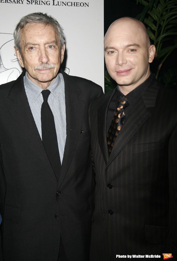 Edward Albee & Michael Ceveris attending the New Dramatists 58th Annual Spring Lunche Photo