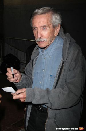 Edward Albee arrives for the Opening Night Performance of the Signature Theatre Compa Photo